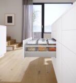 ΣΥΡΤΑΡΙ ΜΕ ΦΡΕΝΟ TANDEMBOX B ΜΕ ΒΕΡΓΑΚΙ BLUM 160X500MM ΓΚΡΙ 30KG - Image 2