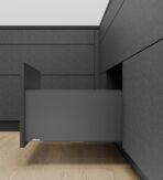 ΣΥΡΤΑΡΙ ΜΕ ΦΡΕΝΟ LEGRABOX BLUM F 240X500MM ΑΝΘΡΑΚΙ 40KG