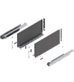 ΣΥΡΤΑΡΙ ΜΕ ΦΡΕΝΟ LEGRABOX BLUM F 240X500MM ΑΝΘΡΑΚΙ 40KG - Image 3