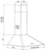 ΑΠΟΡΡΟΦΗΤΗΡΑΣ MEKAPPA ONDA ΛΕΥΚΟΣ 900MM