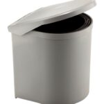 ΑΥΤΟΜΑΤΟ ΔΟΧΕΙΟ ΑΠΟΡΡΙΜΑΤΩΝ ELLETIPI 10lt ΓΚΡΙ ΠΛΑΣΤΙΚΟ