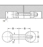 ΣΥΝΔΕΤΗΡΑΣ ΠΑΓΚΟΥ 150ΜΜ MESAN