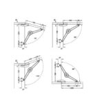 ΚΟΜΠΑΣΟ HUWIL DUO FORTE HAFELE ΑΝΩ/ΚΑΤΩ ΠΟΡΤΑΣ