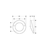 ΠΟΜΟΛΟ ΣΤΡΟΓΓΥΛΟ POLIPLAST Φ-80ΜΜ 64ΜΜ