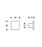 ΠΟΜΟΛΟ ΤΕΤΡΑΓΩΝΟ POLIPLAST 30Χ30ΜΜ ΠΛΑΣΤΙΚΟ