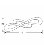 ΛΑΒΗ GIUSTI ART.602 GOLD DIAM PLATE - Image 4