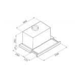 ΑΠΟΡΡΟΦΗΤΗΡΑΣ ΣΥΡΟΜΕΝΟΣ TURBO PYRAMIS ESSENTIAL 60CM 065017302 ΛΕΥΚΟΣ