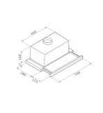 ΑΠΟΡΡΟΦΗΤΗΡΑΣ ΣΥΡΟΜΕΝΟΣ TURBO SLIM PYRAMIS 60CM 065006401 INOX