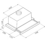 ΑΠΟΡΡΟΦΗΤΗΡΑΣ ΣΥΡΟΜΕΝΟΣ PYRAMIS 60CM