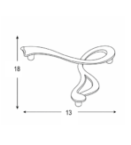ΛΑΒΗ GIUSTI ART.660 ΧΡΩΜΙΟ - Image 2