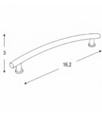 ΛΑΒΗ FINETTO ART.80013 128MM ΝΙΚΕΛ ΜΑΤ - Image 2