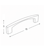 ΛΑΒΗ FINETTO ART.81402 128MM ΝΙΚΕΛ ΜΑΤ - Image 2