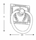 ΠΟΜΟΛΟ GIUSTI ΚΡΕΜΑΣΤΟ ART.5038 ΜΠΡΟΝΖΕ - Image 2