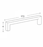 ΛΑΒΗ  IBYP ART.1815 160MM ΧΡΩΜΙΟ - Image 2