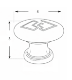 ΠΟΜΟΛΟ IBYP ART.2109 Φ-40ΜΜ ΑΛΟΥΜΙΝΙΟΥ - Image 2
