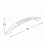 ΛΑΒΗ FINETTO ART.8314 128ΜΜ ΝΙΚΕΛ ΜΑΤ - Image 2