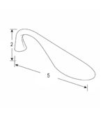 ΛΑΒΗ FINETTO ART.8605 ΝΙΚΕΛ ΜΑΤ - Image 3