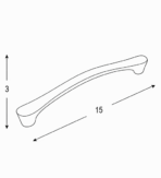 ΛΑΒΗ FINETTO ART.87578 128MM ΝΙΚΕΛ ΜΑΤ - Image 2