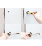 ΠΟΜΟΛΟ ΠΟΡΤΑΣ ΜΕ ΡΟΖΕΤΑ FINETTO ΑRT.801156 127X50MM INOX ΣΑΤΙΝΕ