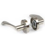 ΠΟΜΟΛΟ ΠΟΡΤΑΣ ΜΕ ΡΟΖΕΤΑ FINETTO ΑRT.801156 127X50MM INOX ΣΑΤΙΝΕ