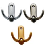 ΚΡΕΜΑΣΤΡΑ ΤΟΙΧΟΥ FINETTO ART.100 ΜΕ ΔΙΠΛΟ ΓΑΝΤΖΟ 60X60MM ΜΕΤΑΛΛΙΚΗ