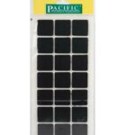 ΤΣΟΧΑΚΙΑ ΕΠΙΠΛΩΝ ΑΥΤΟΚΟΛΛΗΤΑ PACIFIC 30X30ΜΜ ΜΑΥΡΑ