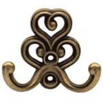 ΚΡΕΜΑΣΤΡΑ ΤΟΙΧΟΥ GIUSTI ART.802 62ΜΜ ΜΕ ΔΙΠΛΟ ΓΑΝΤΖΟ ΜΕΤΑΛΛΙΚΗ