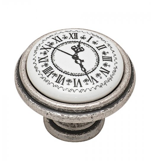 ΠΟΜΟΛΟ GIUSTI ΠΟΡΣΕΛΑΝΗ VINTAGE ΡΟΛΟΙ OLD SILVER 30MM