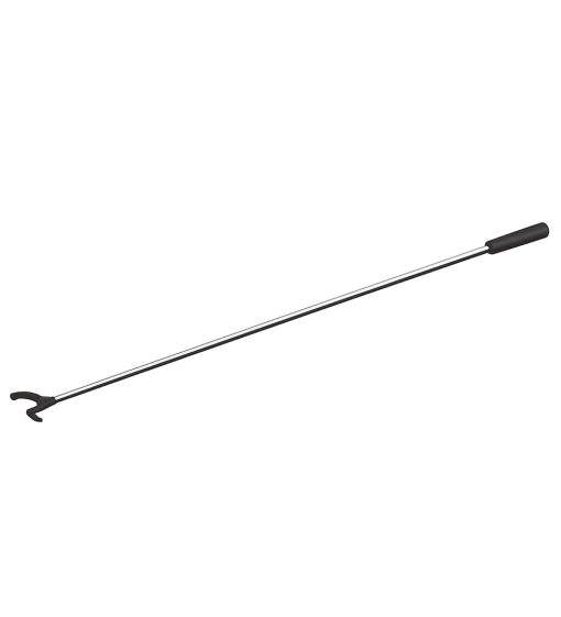 ΚΟΝΤΑΡΙ ΜΠΑΣΤΟΥΝΙ MANART ΓΙΑ ΡΟΥΧΑ ΝΤΟΥΛΑΠΑΣ MANART 110CM ΧΡΩΜΙΟ