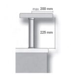 ΚΟΝΣΟΛΑ ΜΠΑΡ ALTFET ΤΥΠΟΣ 3 ΑΛΟΥΜΙΝΙΟΥ 225ΜΜ