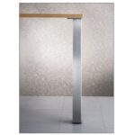 ΠΟΔΙ ΤΡΑΠΕΖΙΟΥ ΤΕΤΡΑΓΩΝΟ 60Χ60Χ710ΜΜ ΑΣΗΜΙ