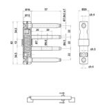 ΒΙΔΟΜΕΝΤΕΣΕΣ OTLAV NO.16 ΔΙΠΛΟΣ ΕΠΑΝΑΦΟΡΑΣ ΓΑΛΒΑΝΙΖΕ