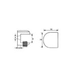 ΣΤΗΡΙΓΜΑ ΚΡΥΣΤΑΛΛΩΝ ΒΙΔΩΤΟ FINETTO ΝΙΚΕΛ ΟΒΑΛ 9ΜΜ