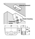 ΦΕΡΑΜΙ ΣΥΝΔΕΣΕΩΝ ΕΞΩΤΕΡΙΚΟ HAFELE ΠΛΑΣΤΙΚΟ
