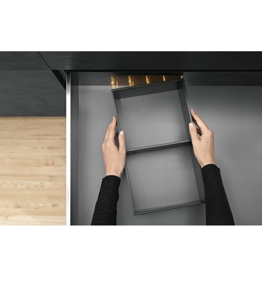 ΚΟΡΝΙΖΑ ΔΙΑΧΩΡΙΣΤΙΚΗ AMBIA-LINE BLUM ZC7S500RS2 200MM ΑΝΘΡΑΚΙ