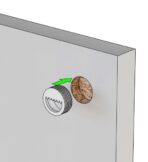 ΘΗΛΙΑ ΚΡΕΜΑΣΜΑΤΟΣ ΠΛΑΣΤΙΚΗ Φ-30ΜΜ ΛΕΥΚΗ MESAN