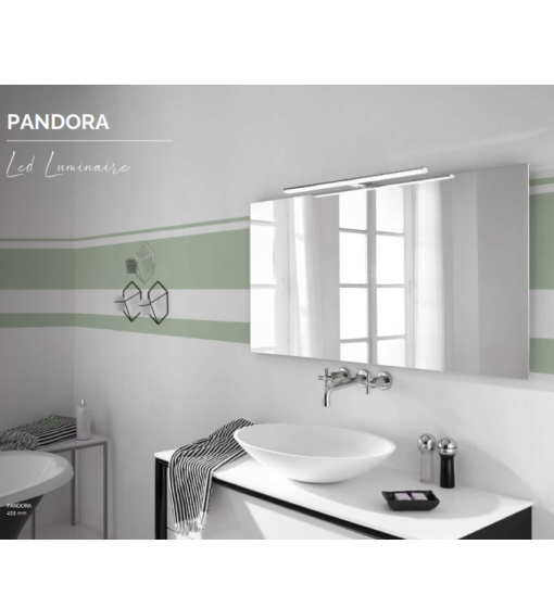ΦΩΤΙΣΤΙΚΟ ΜΠΑΝΙΟΥ EBIR PANDORA LED 458MM 10W 4000Κ ΧΡΩΜΙΟ