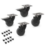 ΡΟΔΕΣ ΕΠΙΠΛΩΝ ΣΕΤ (4ΤΜΧ) EMUCA 2008917 Φ-50ΜΜ ΜΑΥΡΕΣ