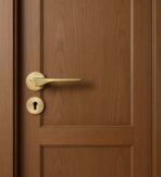 ΠΟΜΟΛΟ ΠΟΡΤΑΣ ΜΕ ΡΟΖΕΤΑ YALIS BJ84249 139Χ50ΜΜ ΜΠΡΟΝΖΕ