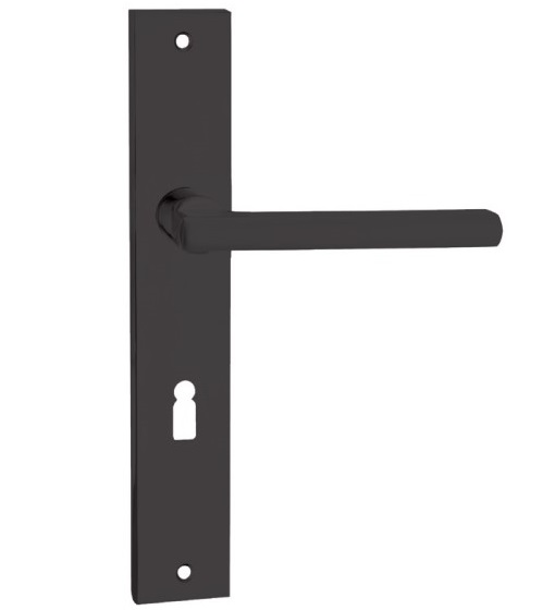 ΠΟΜΟΛΟ ΠΟΡΤΑΣ ΜΕ ΠΛΑΚΑ FINETTO ART.080056 121,5X51MM Κ-90ΜΜ MAYΡΟ ΜΑΤ