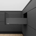 ΣΥΡΤΑΡΙ ΜΕ ΦΡΕΝΟ LEGRABOX BLUM Κ 130Χ500ΜΜ ΑΝΘΡΑΚΙ 40KG