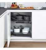 ΜΗΧΑΝΙΣΜΟΣ ΚΟΥΖΙΝΑΣ ΦΑΣΟΛΙ FINETTO ΜΕ ΦΡΕΝΟ ΓΙΑ ΠΟΡΤΑ 45CM ΑΝΘΡΑΚΙ