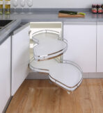 ΜΗΧΑΝΙΣΜΟΣ ΚΟΥΖΙΝΑΣ ΦΑΣΟΛΙ FINETTO ΜΕ ΦΡΕΝΟ ΓΙΑ ΠΟΡΤΑ 60CM ΛΕΥΚΟ