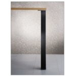 ΠΟΔΙ ΤΡΑΠΕΖΙΟΥ MANART ΤΕΤΡΑΓΩΝΟ 60Χ60Χ710ΜΜ ΜΑΥΡΟ ΜΑΤ