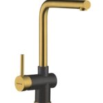 ΜΠΑΤΑΡΙΑ ΚΟΥΖΙΝΑΣ PYRAMIS MANDOLIN 090928401 PVD GOLD & ΜΑΥΡΟ ΦΙΝΙΡΙΣΜΑ