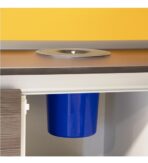 ΚΑΔΟΣ ΑΠΟΡΡΙΜΑΤΩΝ ΠΑΓΚΟΥ ΚΟΥΖΙΝΑΣ 5LT EMUCA 8199665 ΑΠΟ ΑΝΟΞΕΙΔΩΤΟ ΑΤΣΑΛΙ ΚΑΙ ΠΛΑΣΤΙΚΟ