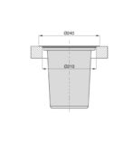 ΚΑΔΟΣ ΑΠΟΡΡΙΜΑΤΩΝ ΠΑΓΚΟΥ ΚΟΥΖΙΝΑΣ 5LT EMUCA 8199665 ΑΠΟ ΑΝΟΞΕΙΔΩΤΟ ΑΤΣΑΛΙ ΚΑΙ ΠΛΑΣΤΙΚΟ