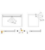 ΣΩΛΗΝΑ NΤΟΥΛΑΠΑΣ ΠΛΑΚΕ ΜΟΚΑ EMUCA ΜΕ ΦΩΤΙΣΜΟ LED & ΦΩΤΟΚΥΤΤΑΡΟ