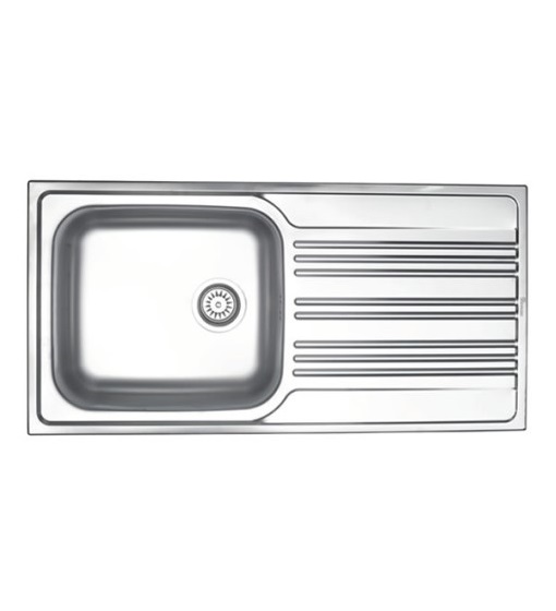 ΝΕΡΟΧΥΤΗΣ ΑΝΟΞΕΙΔΩΤΟΣ DONAU 183DE 100Χ50Χ19CM ΣΑΤΙΝΕ