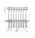 ΠΑΝΤΕΛΟΝΟΘΗΚΗ ΟΡΟΦΗΣ ΣΥΡΟΜΕΝΗ EMUCA ΜΟΚΑ ΜΕΤΑΛΛΙΚΗ